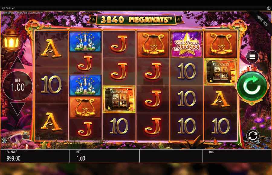 Wish Upon A Jackpot Megaways Slot Base Game