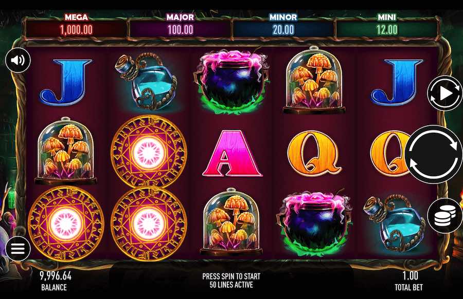 Play With 5 Reels, 50 Paylines, And Win Up To 1,504x Your Stake In Witch Treasures Online Slot From Provider Gamebeat