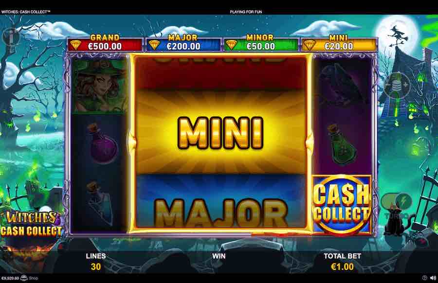 There Are Two Bonus Features That Can Be Triggered Whilst Playing The Witches Cash Collect Video Slot