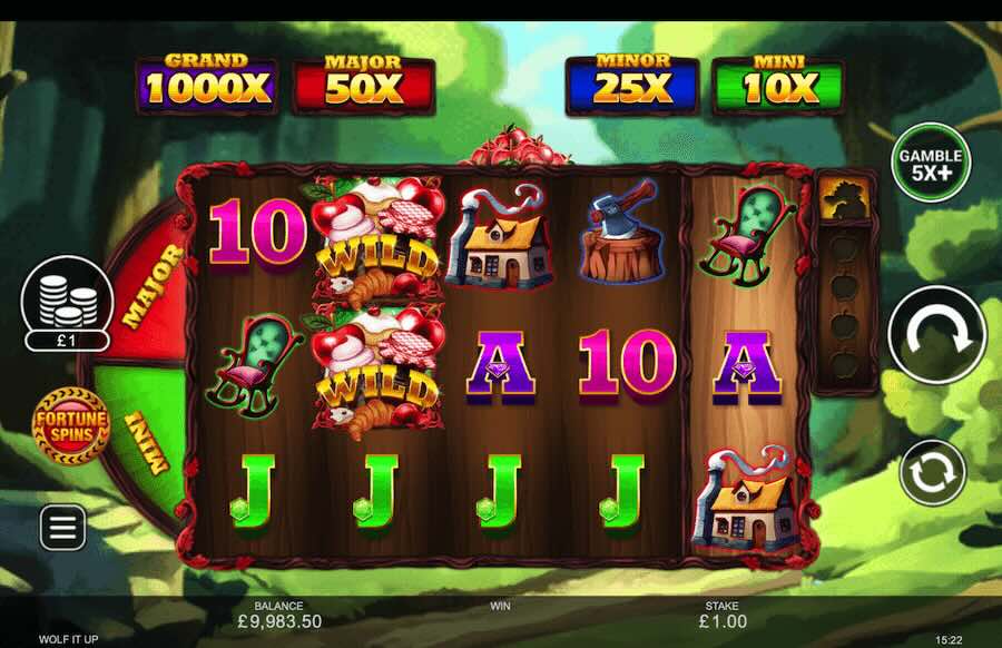 Wolf It Up Slot Base Game