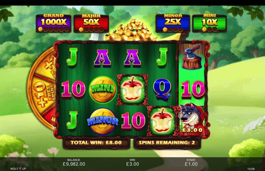 Wolf It Up Slot Free Spins Feature