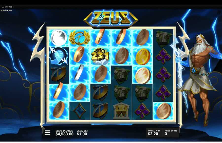 Ze Zeus Slot Free Spins Feature